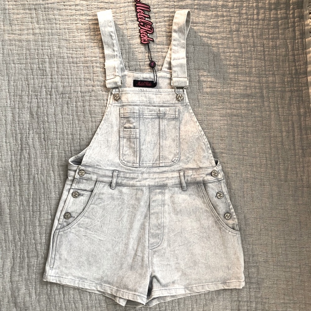 Motel Rocks Short Overalls